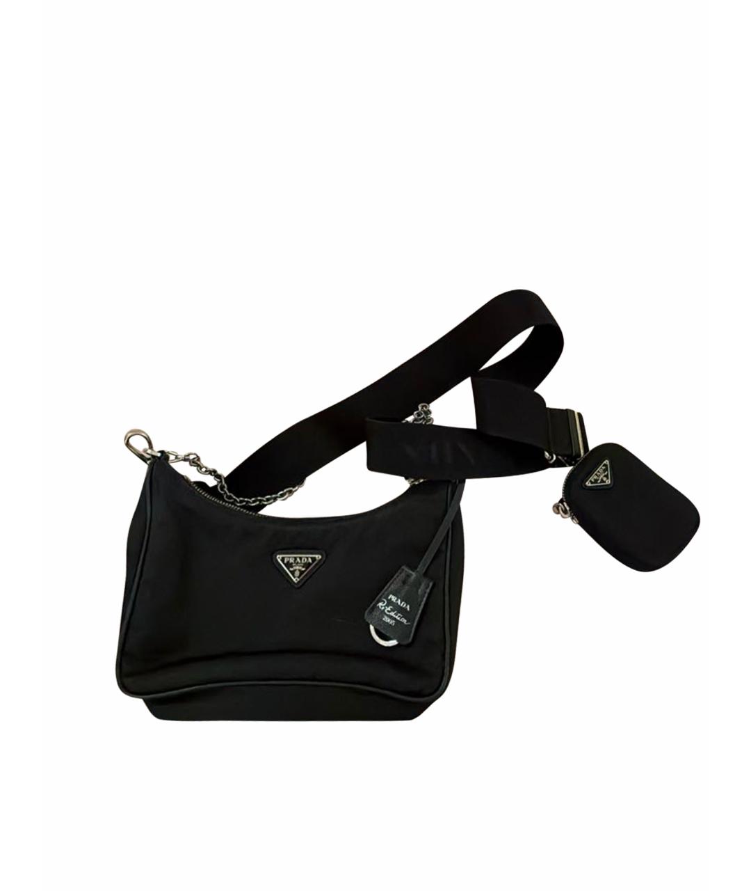 PRADA Черная сумка через плечо, фото 1