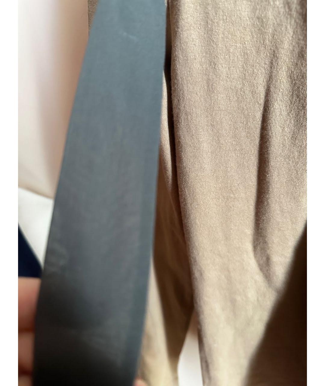 DRIES VAN NOTEN Горчичная хлопковая блузы, фото 3