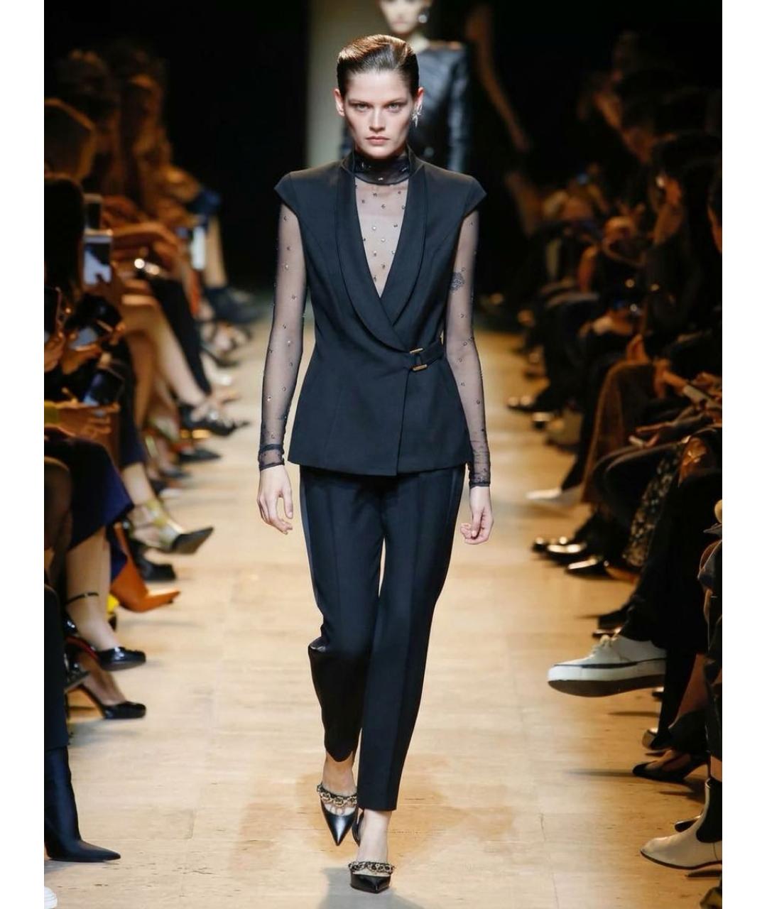 MUGLER Черный шерстяной жилет, фото 8