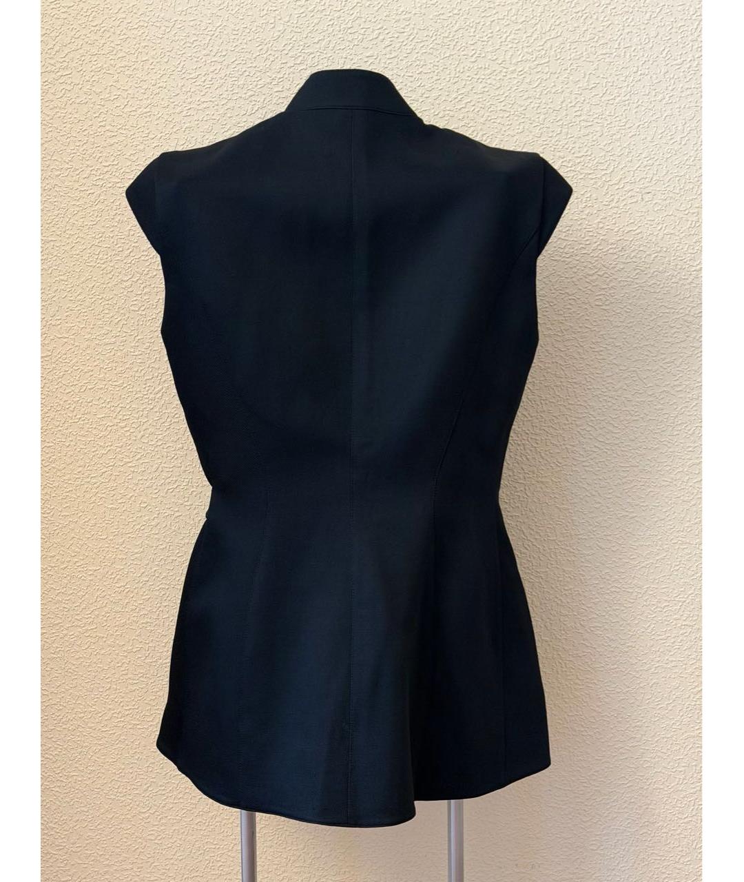 MUGLER Черный шерстяной жилет, фото 3