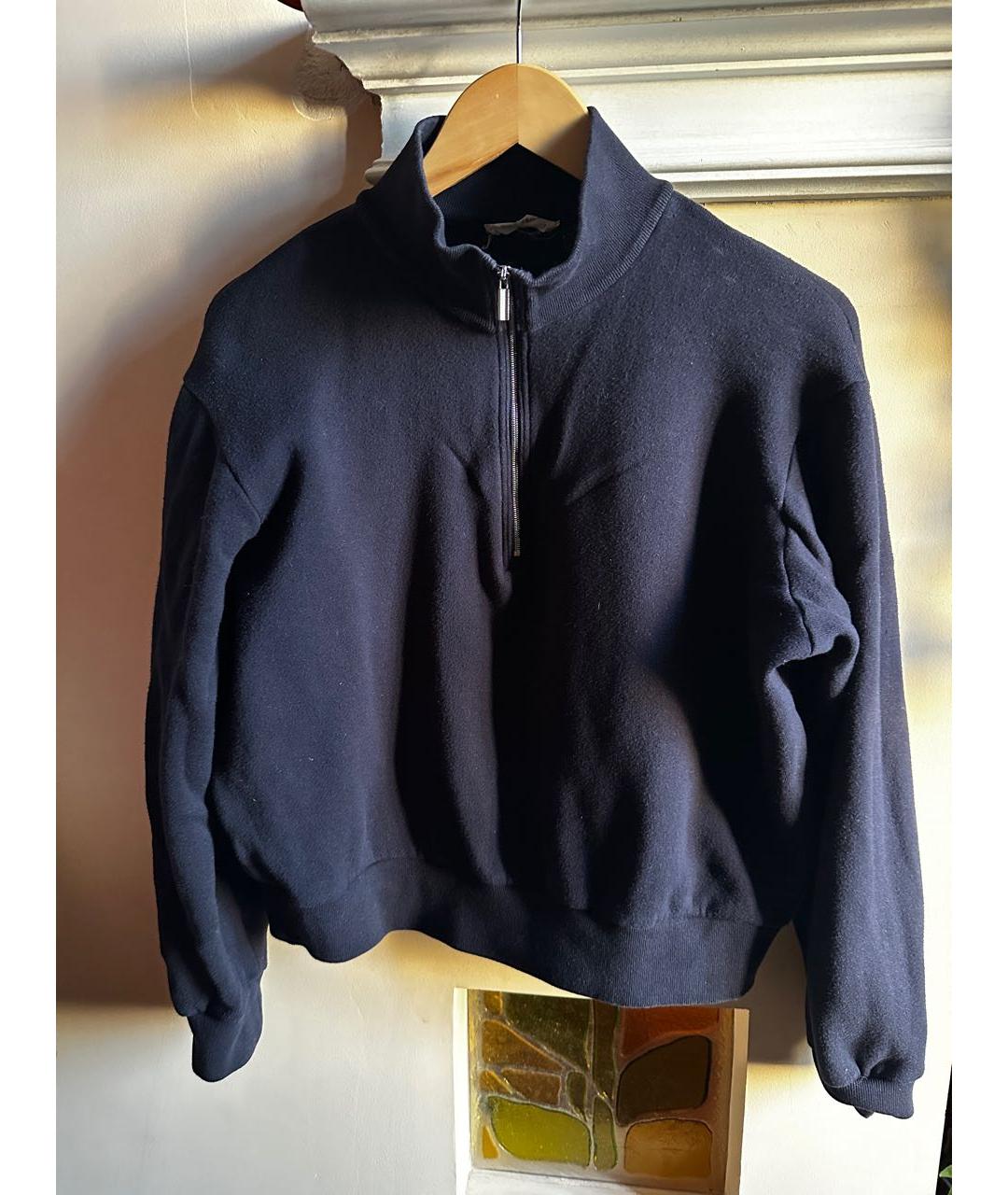 THE ROW Темно-синий хлопковый джемпер / свитер, фото 2