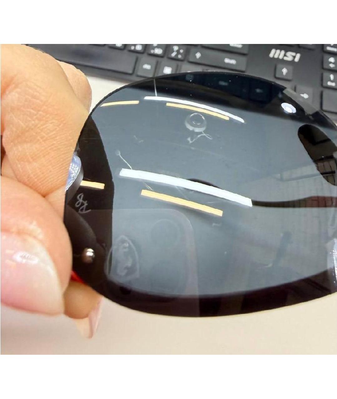 RAY BAN Красные пластиковые солнцезащитные очки, фото 7