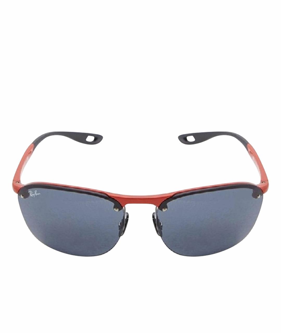 RAY BAN Красные пластиковые солнцезащитные очки, фото 1