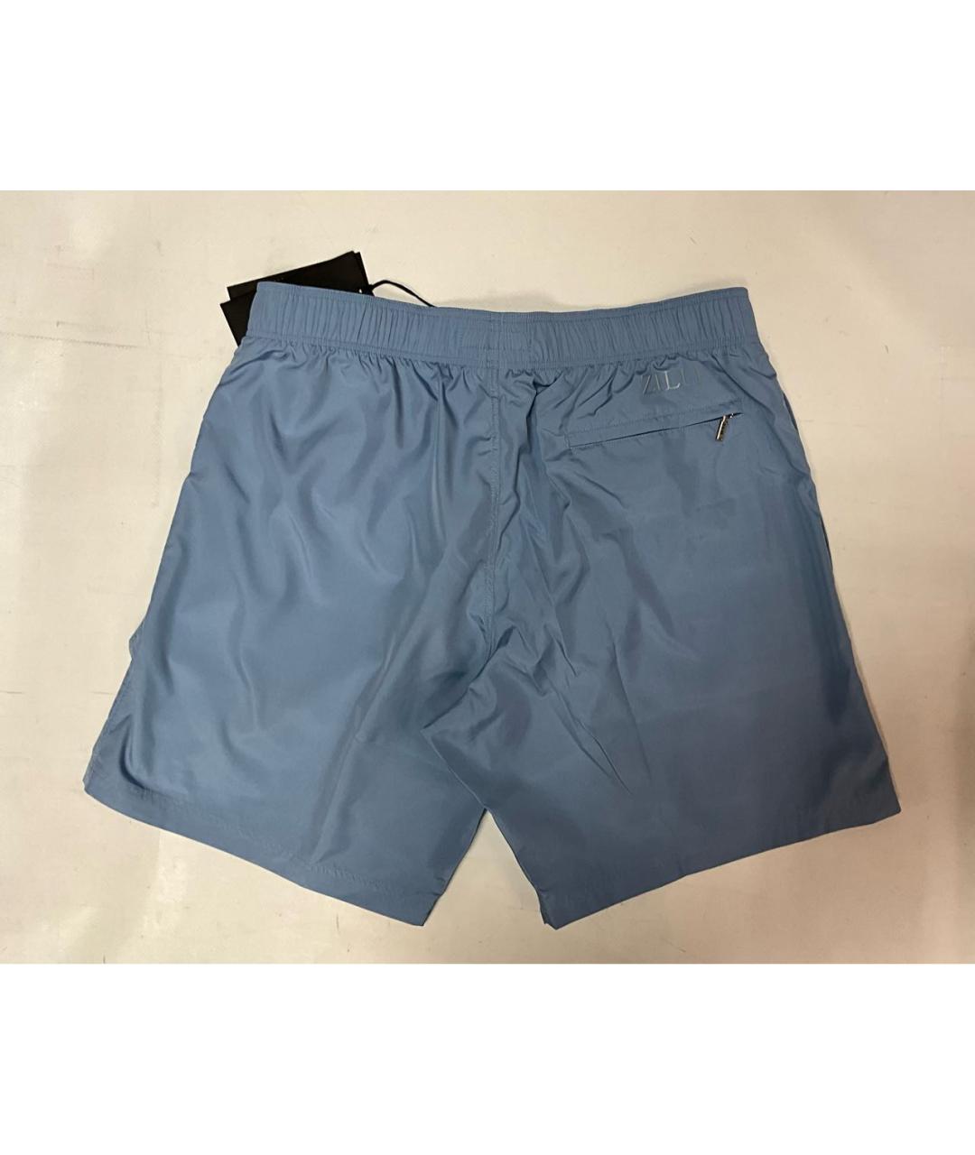 ZILLI Голубые полиэстеровые плавки, фото 3