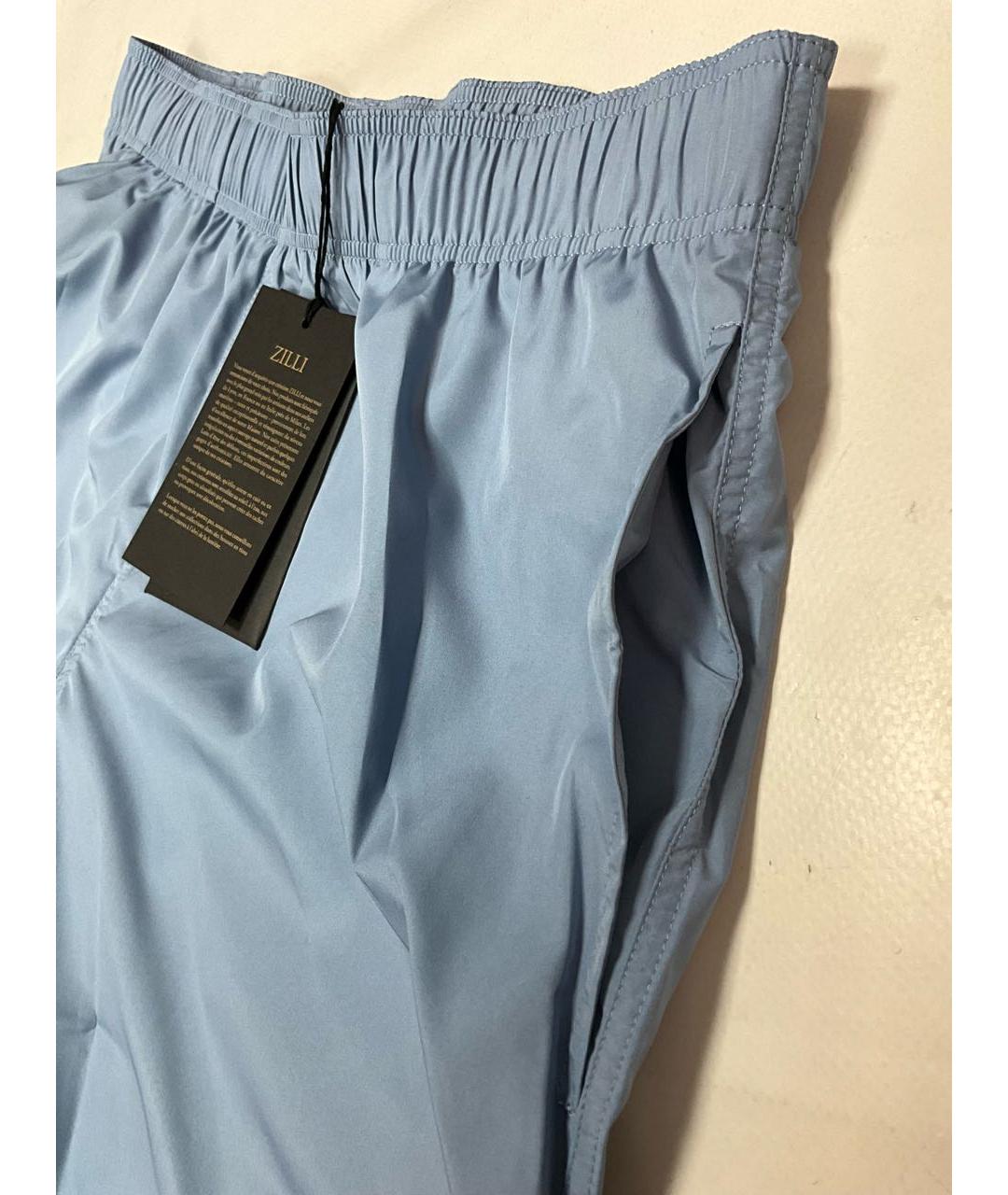 ZILLI Голубые полиэстеровые плавки, фото 4