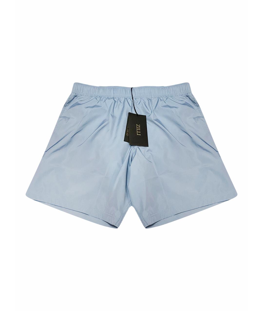 ZILLI Голубые полиэстеровые плавки, фото 1