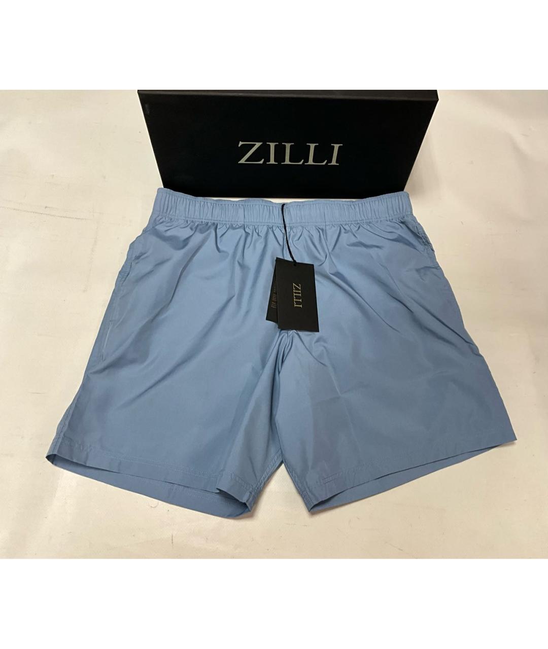 ZILLI Голубые полиэстеровые плавки, фото 7