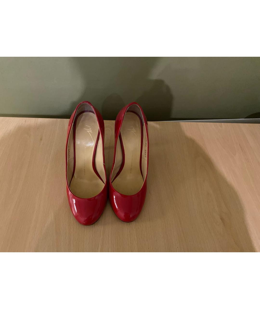 GIUSEPPE ZANOTTI DESIGN Красные туфли из лакированной кожи, фото 2