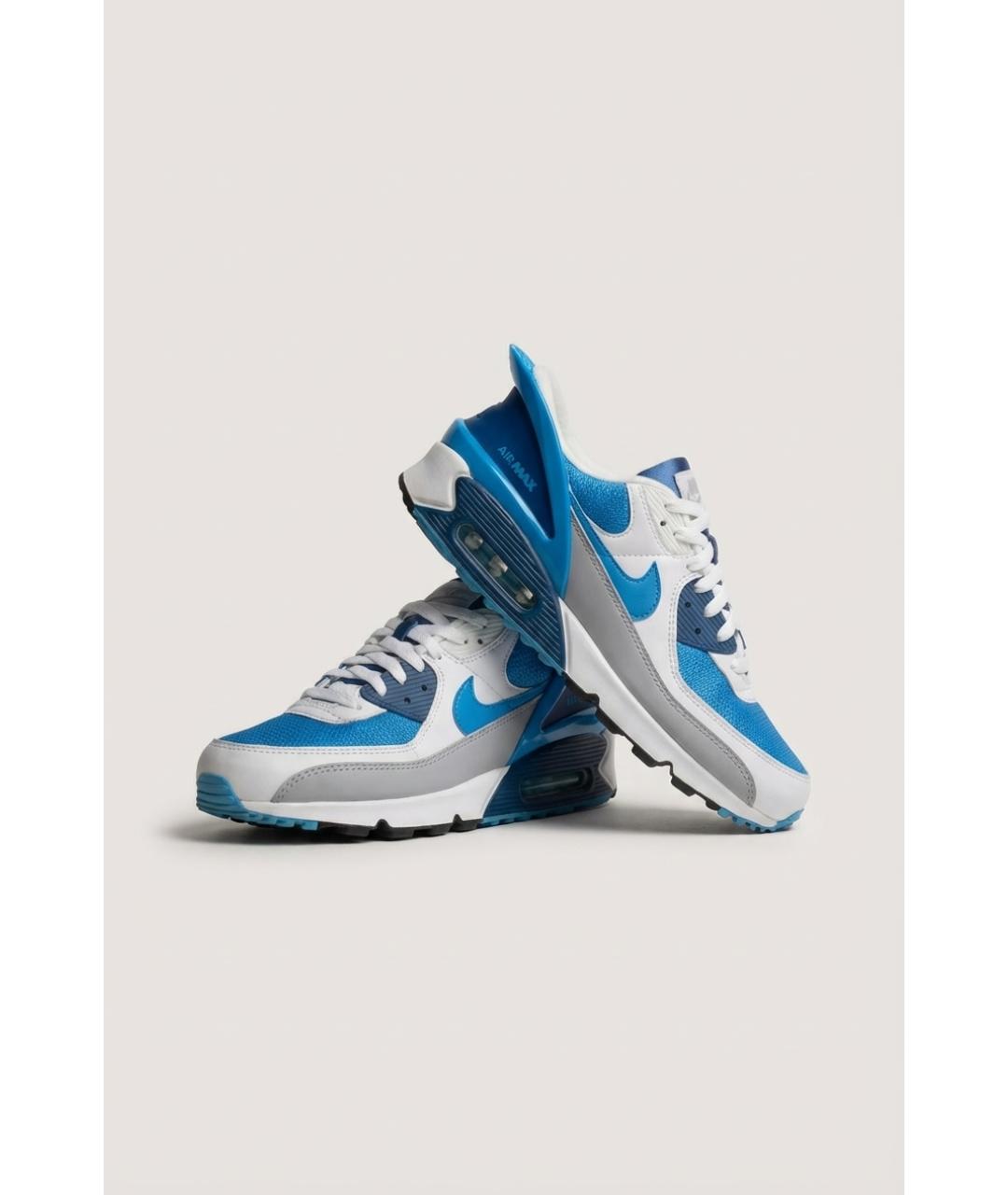 NIKE Голубые низкие кроссовки / кеды, фото 2