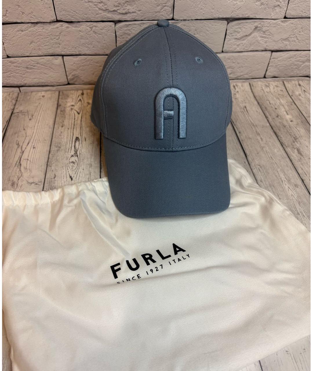 FURLA Голубая кепка, фото 5