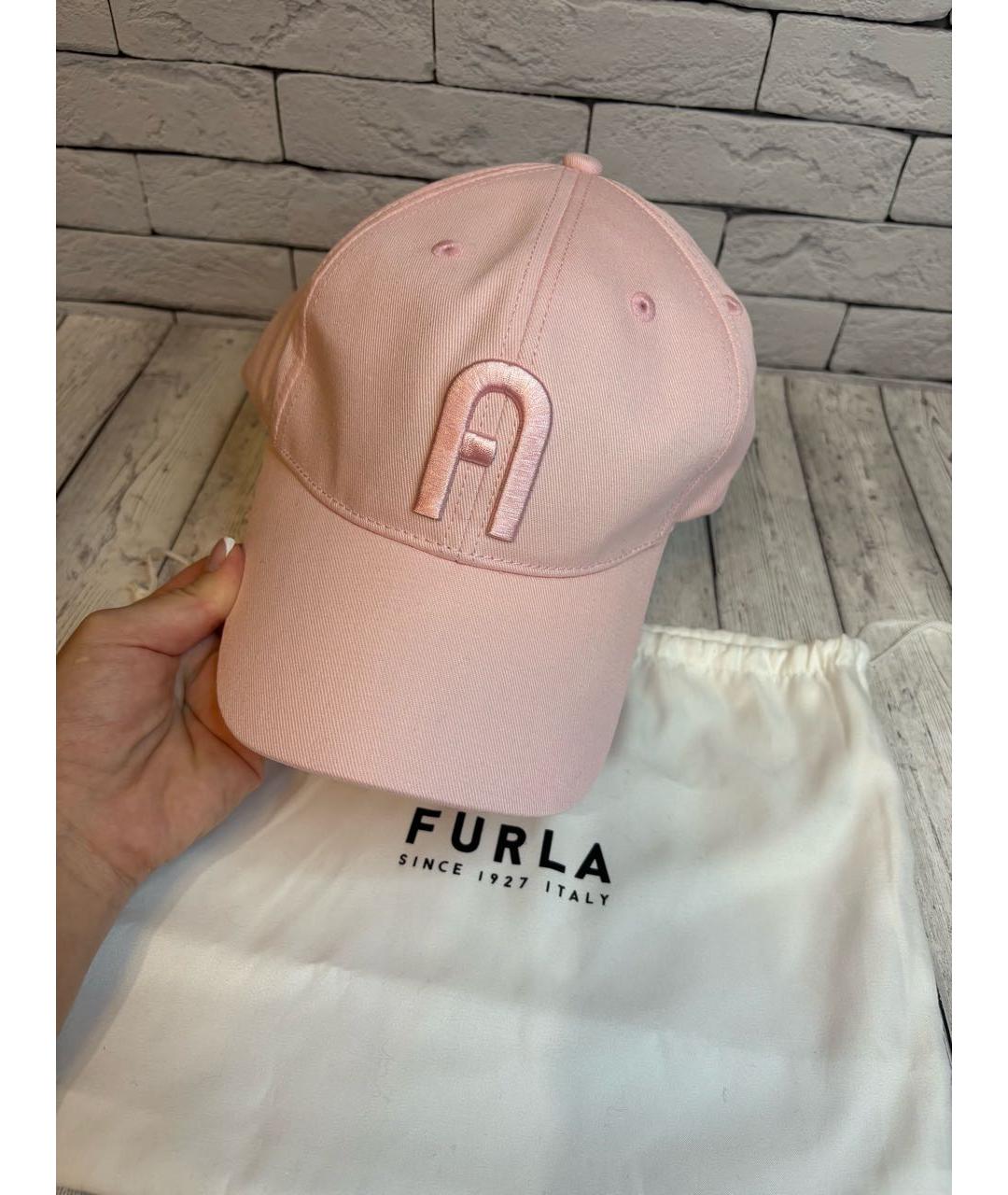 FURLA Розовая кепка, фото 4