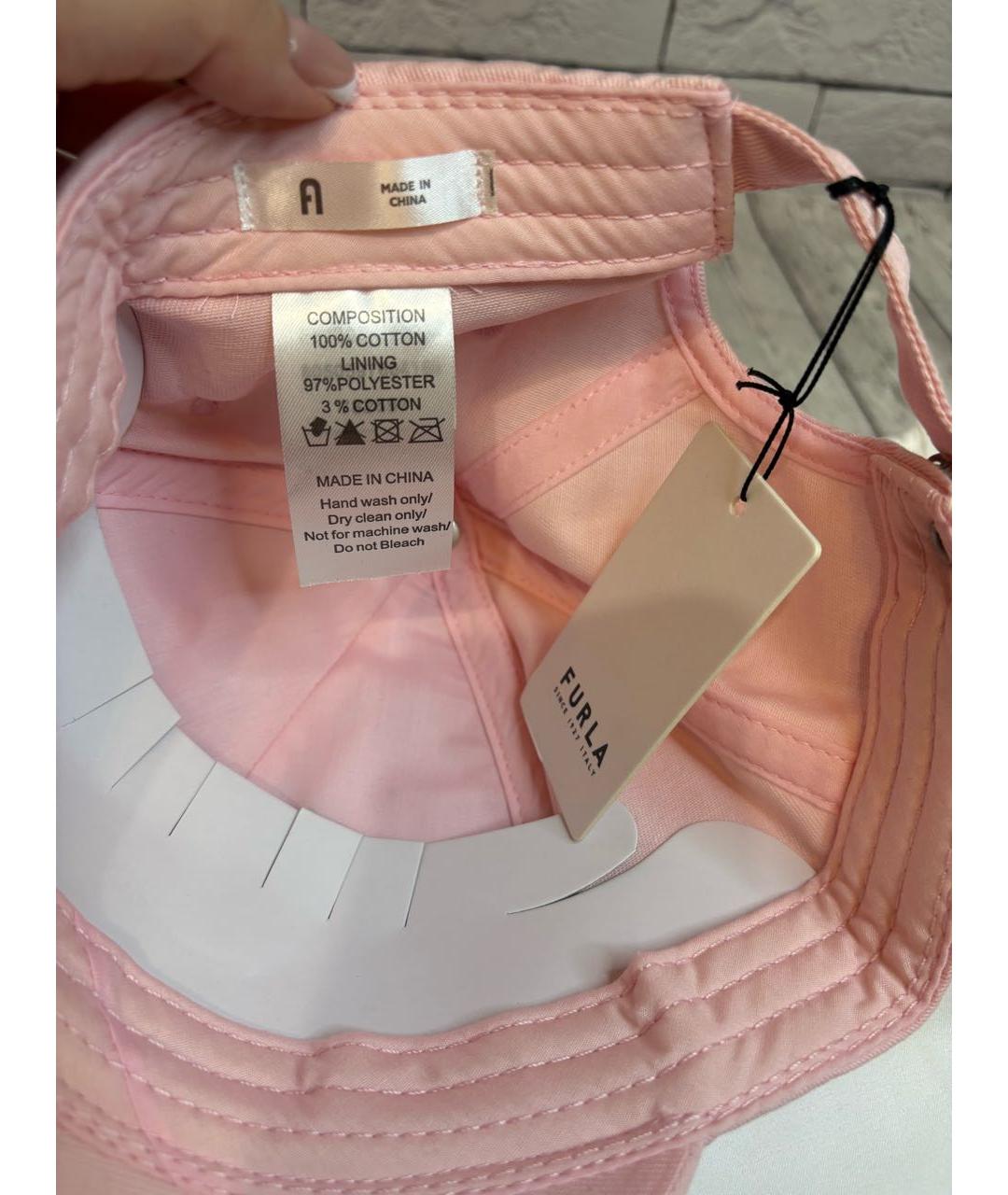 FURLA Розовая кепка, фото 3