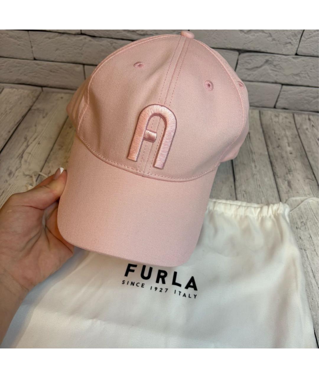 FURLA Розовая кепка, фото 5