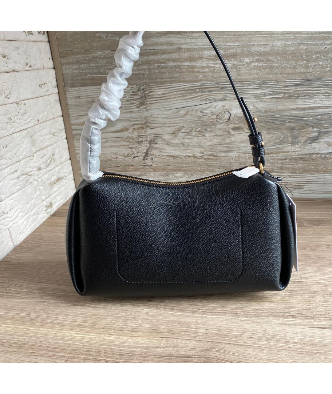 DKNY Черная сумка через плечо из искусственной кожи, фото 5