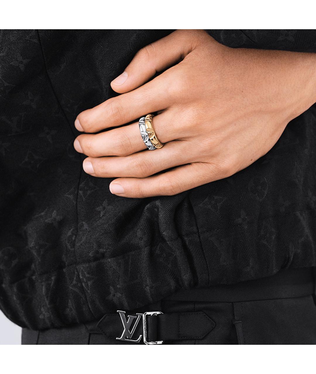 LOUIS VUITTON Золотое кольцо, фото 2