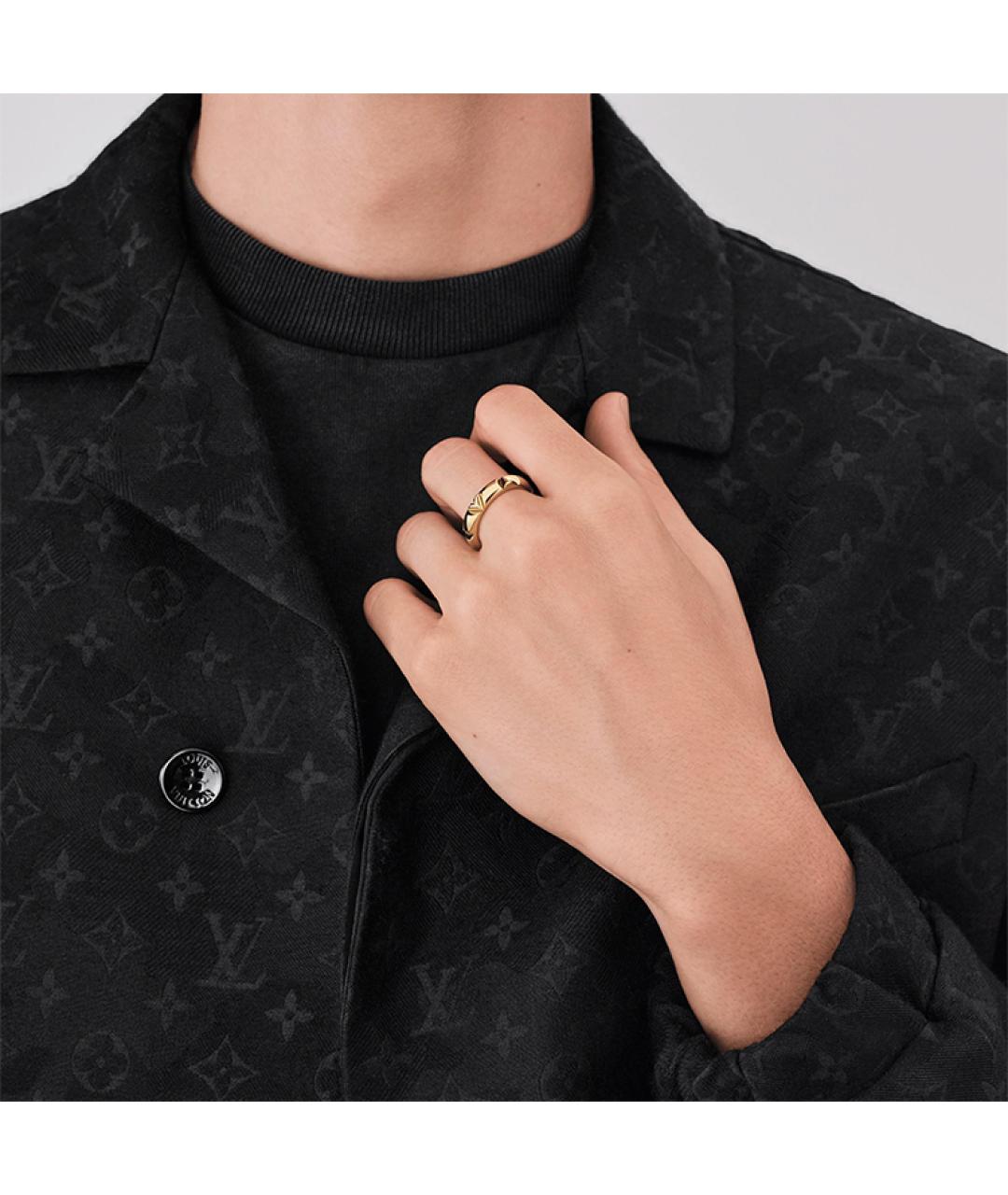 LOUIS VUITTON Золотое кольцо, фото 4