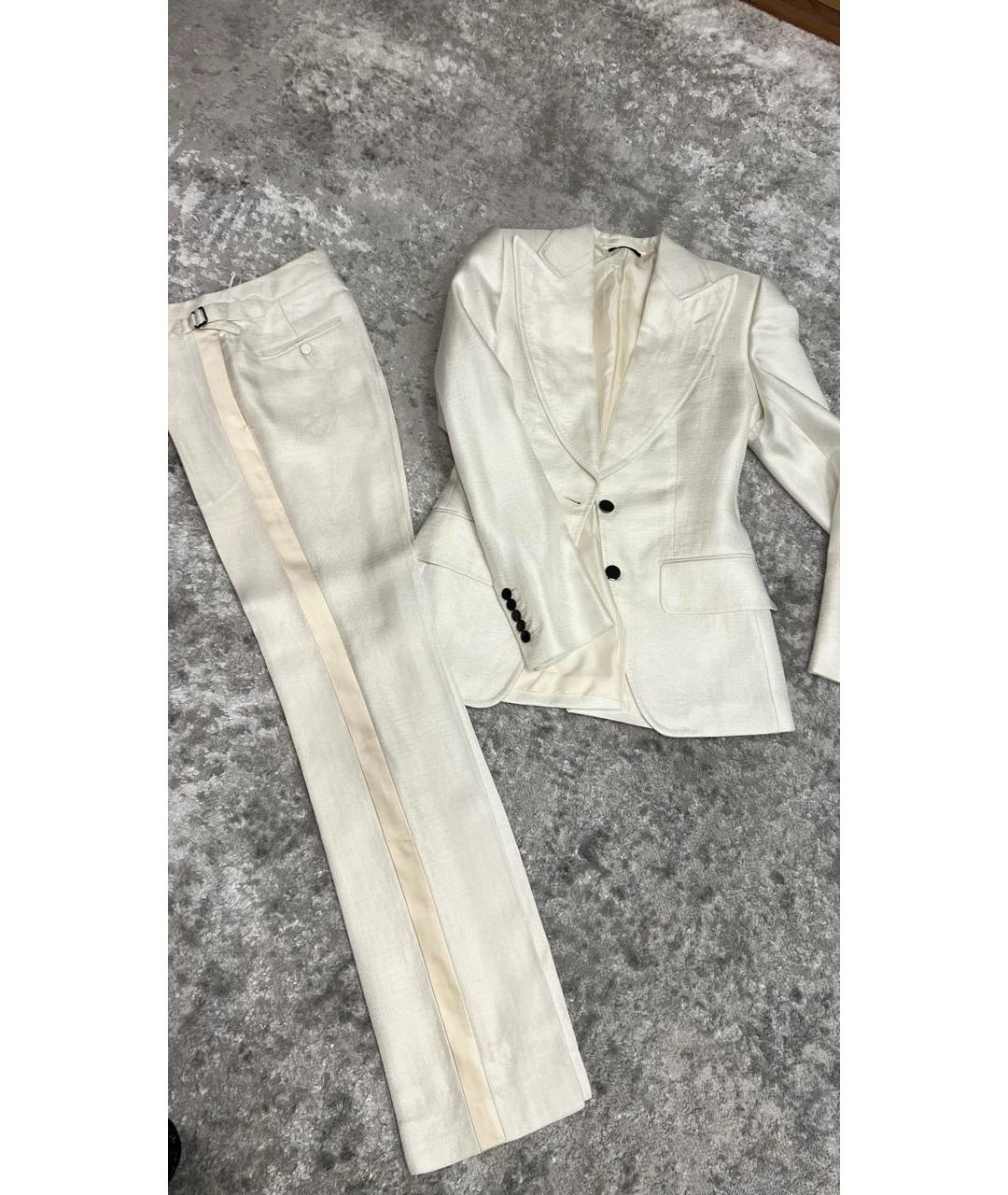 TOM FORD Бежевый костюм с брюками, фото 3