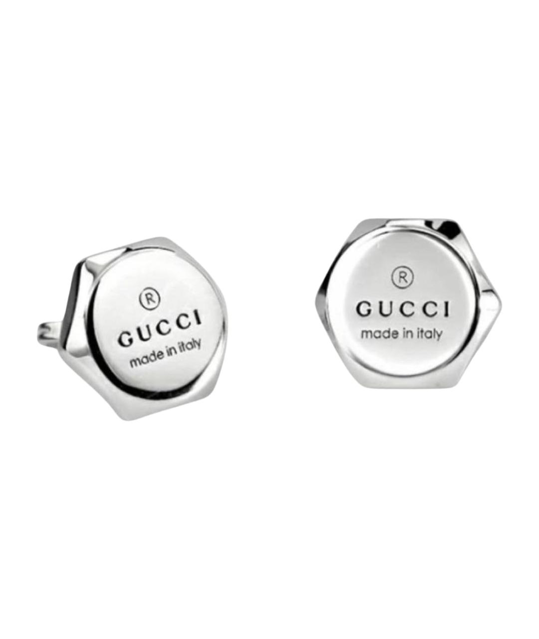 GUCCI Серебряные серебряные серьги, фото 1