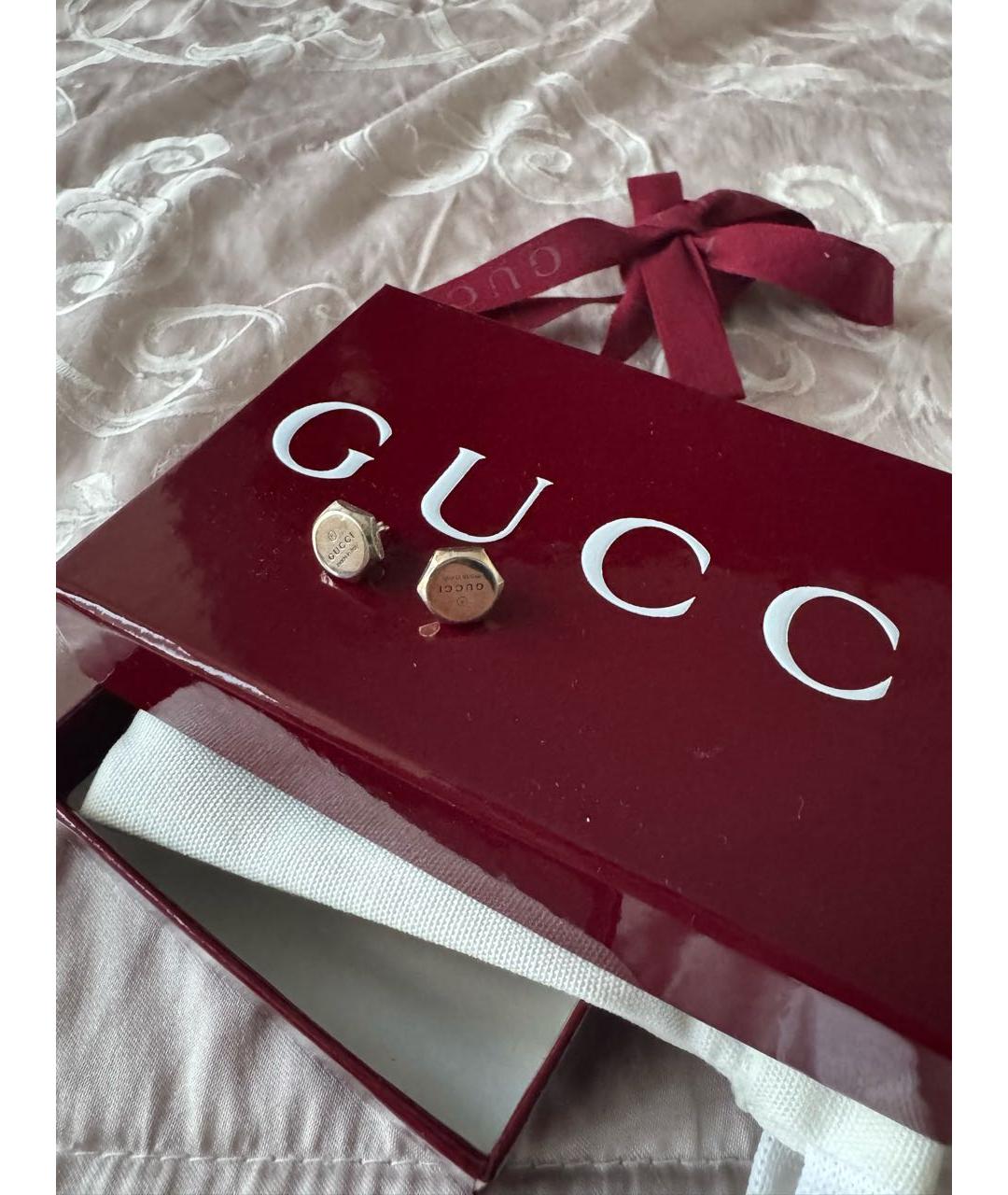 GUCCI Серебряные серебряные серьги, фото 2