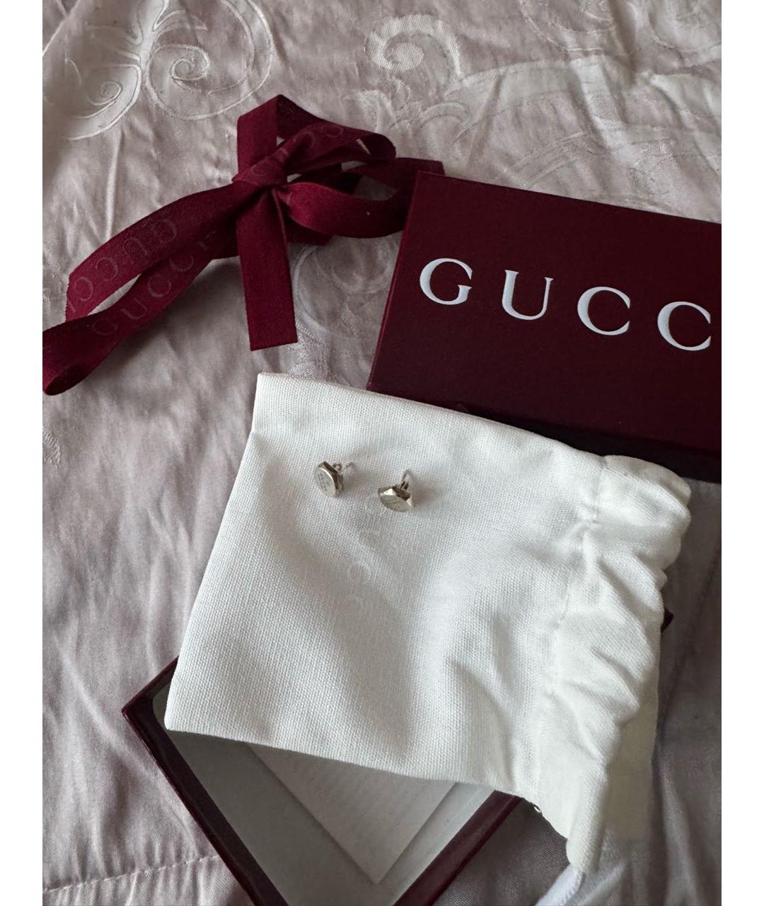 GUCCI Серебряные серебряные серьги, фото 3