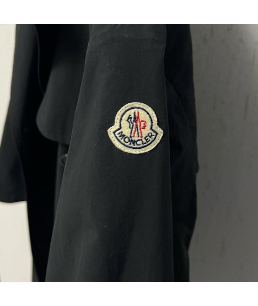 MONCLER Черный тренч/плащ, фото 4