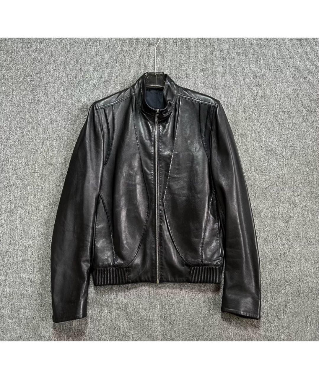 CHRISTIAN DIOR Черная кожаная куртка, фото 9