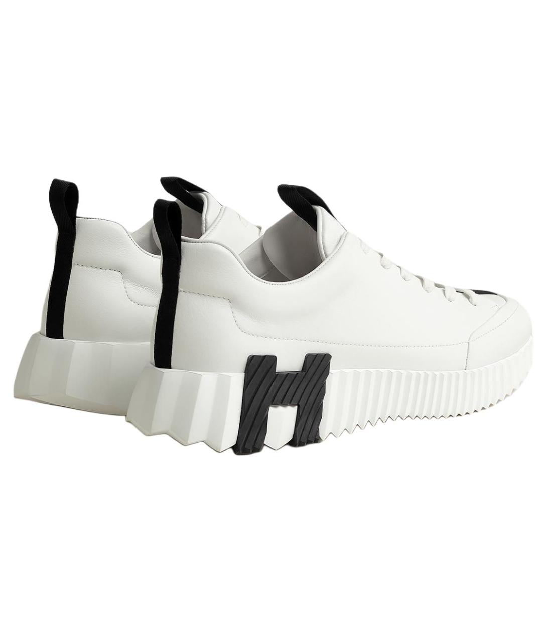 HERMES Белые низкие кроссовки / кеды, фото 3