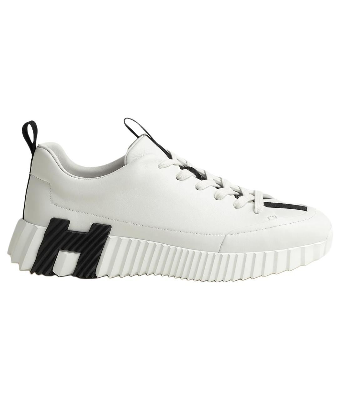 HERMES Белые низкие кроссовки / кеды, фото 1