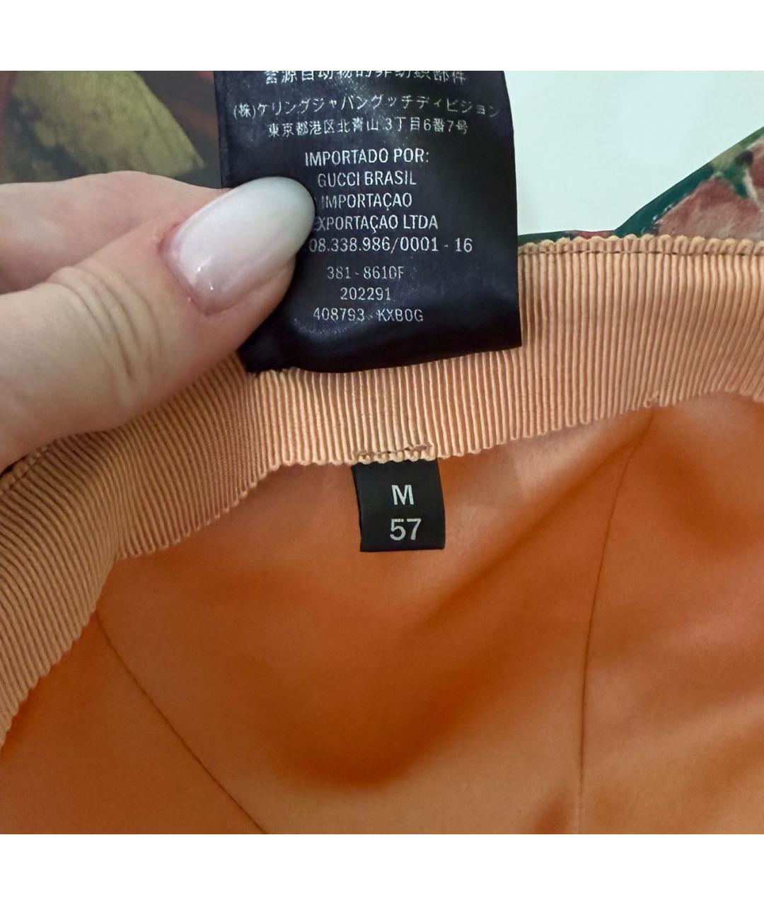 GUCCI Зеленая кепка, фото 5