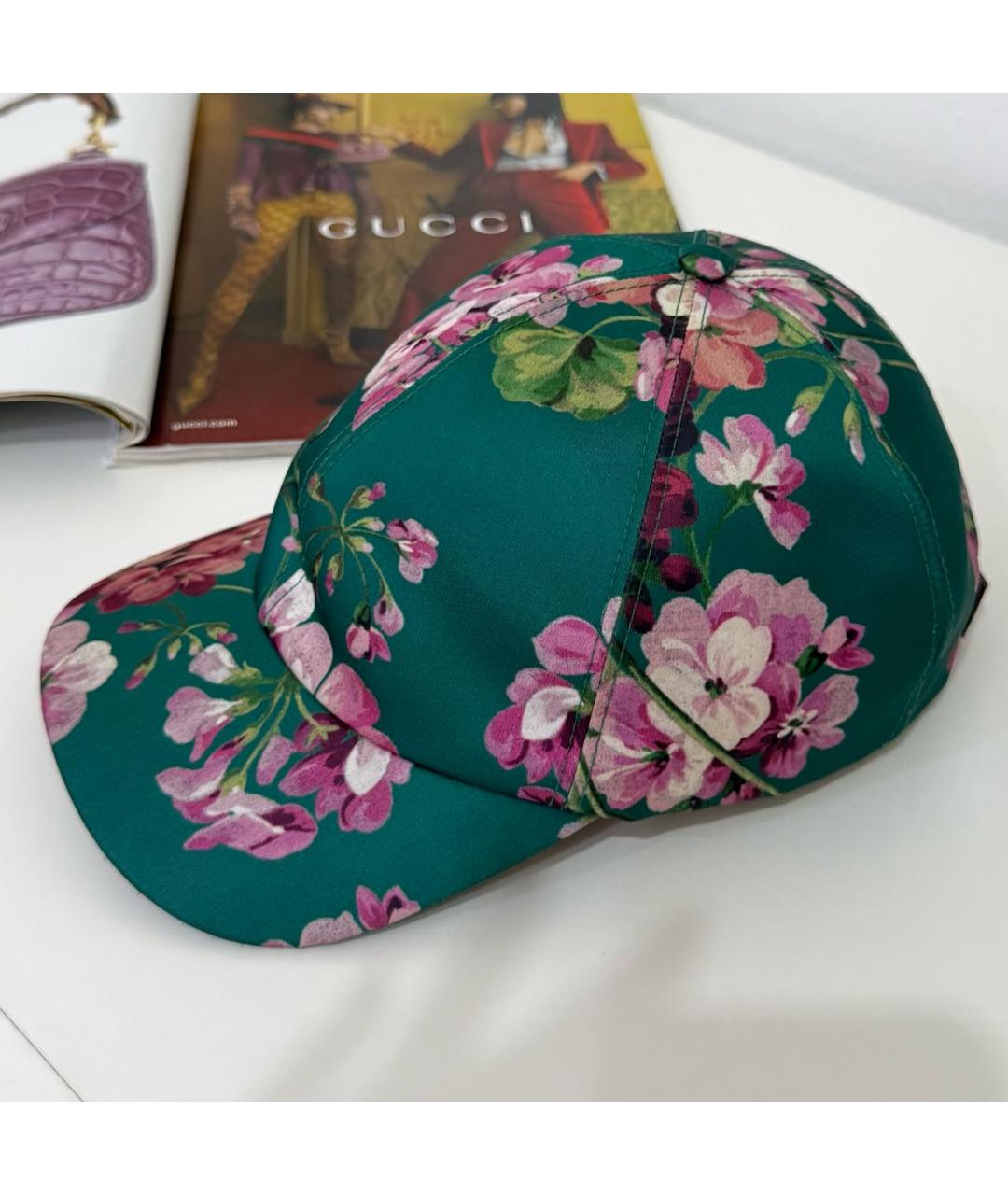 GUCCI Зеленая кепка, фото 2