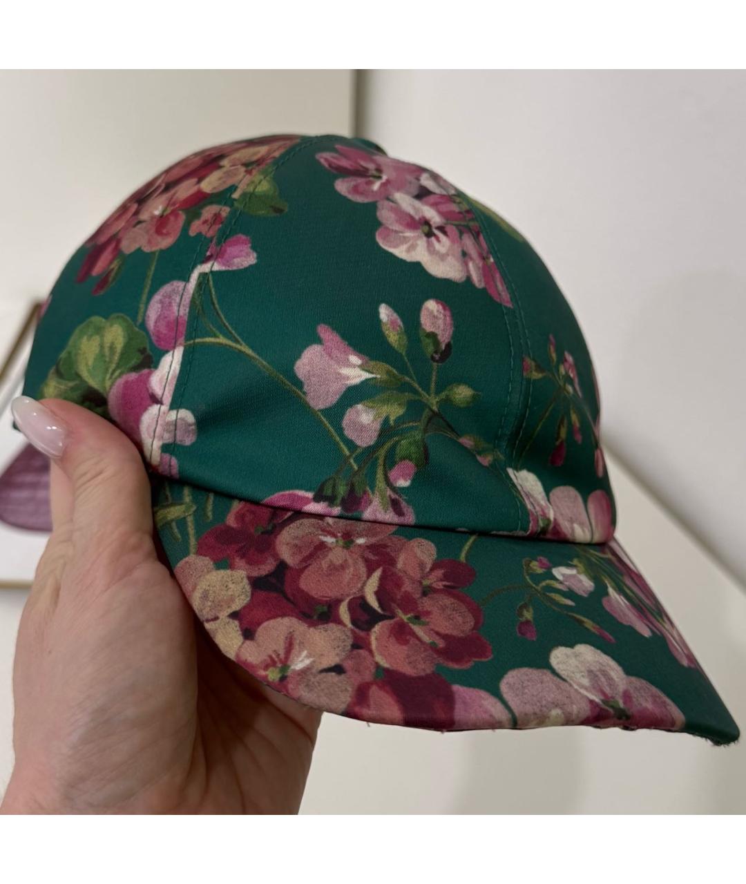 GUCCI Зеленая кепка, фото 7