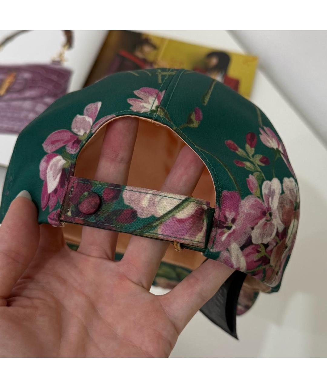 GUCCI Зеленая кепка, фото 6