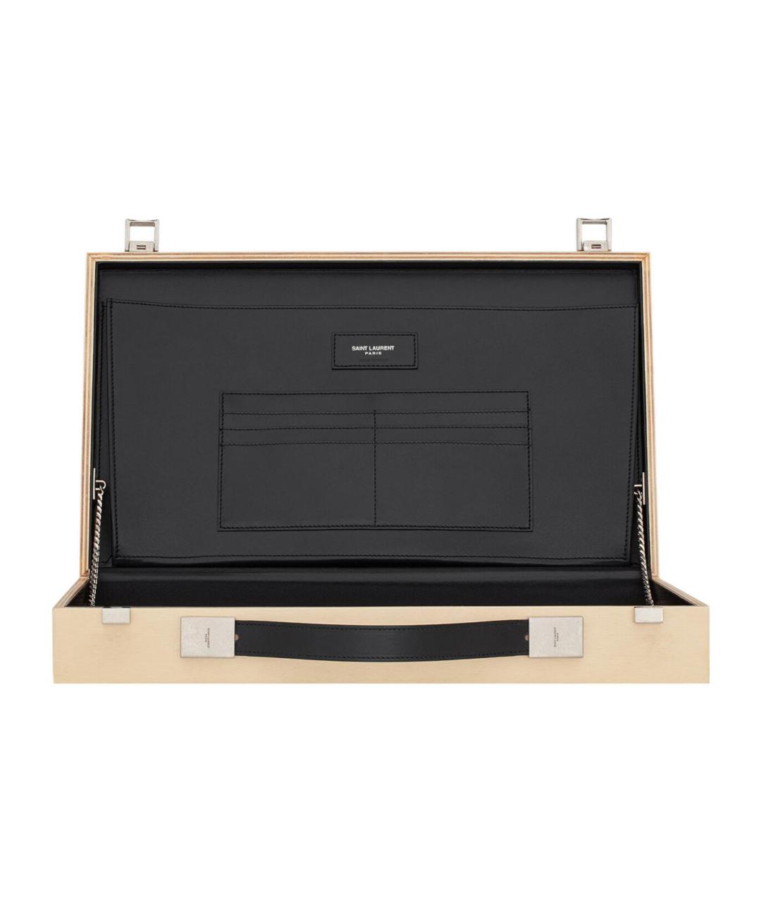 SAINT LAURENT Бежевая сумка через плечо, фото 5