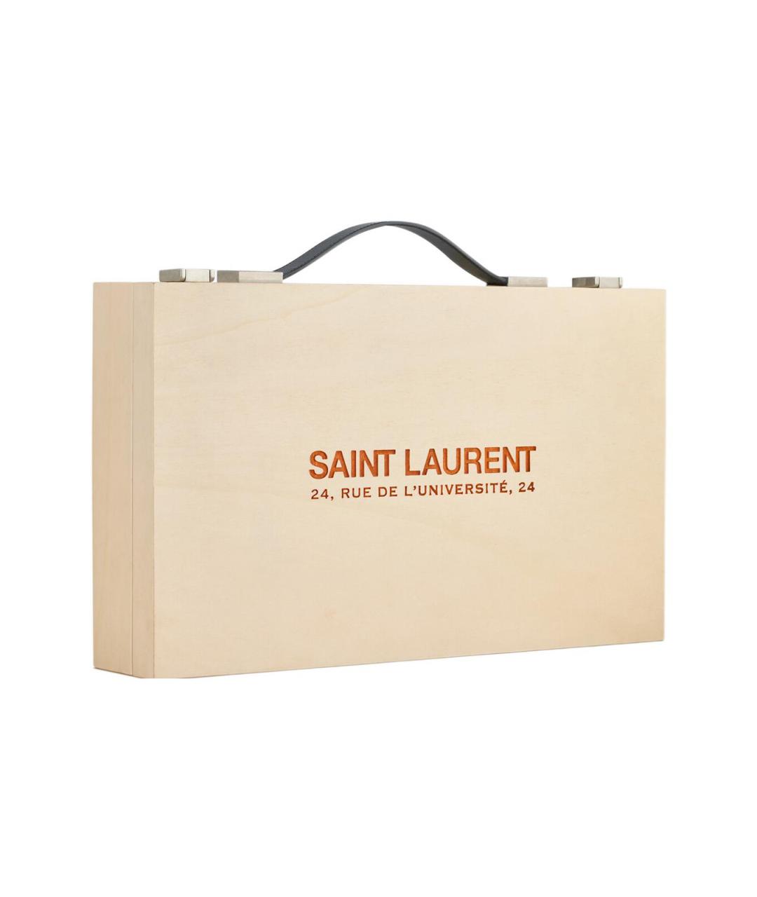 SAINT LAURENT Бежевая сумка через плечо, фото 2