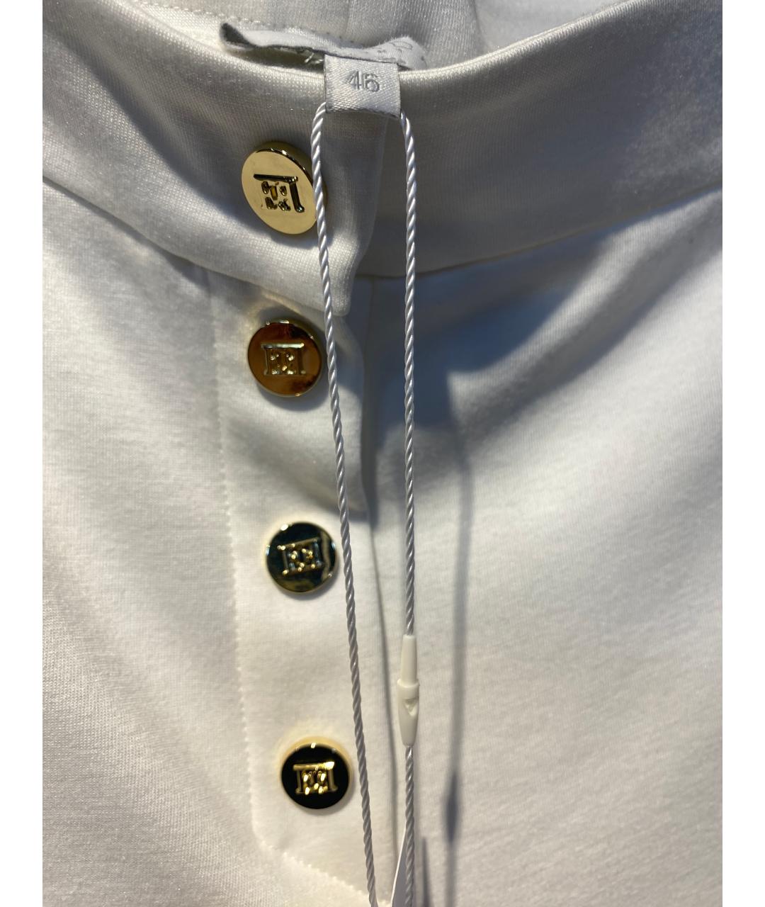 ESCADA Белые вискозные прямые брюки, фото 3