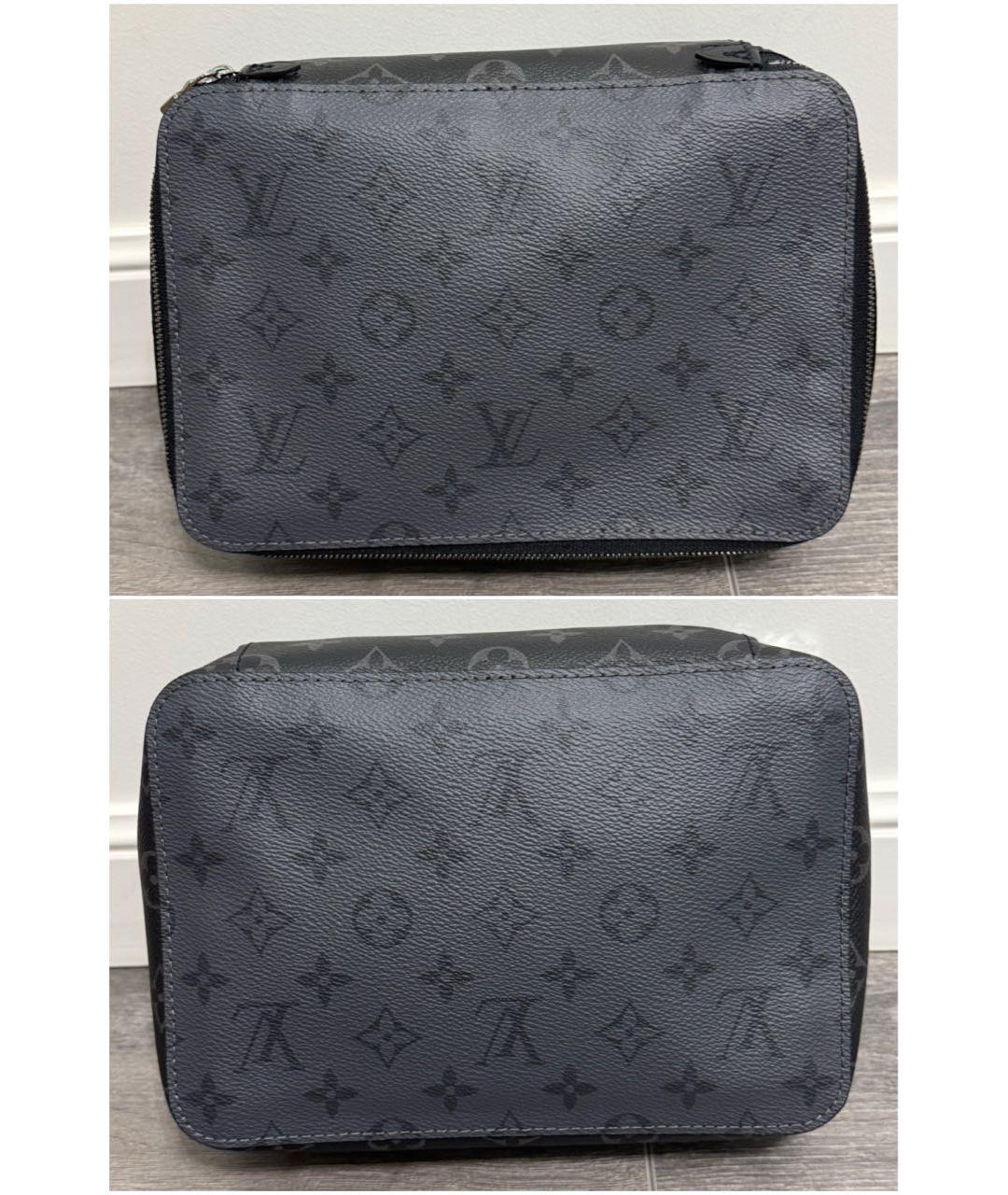 LOUIS VUITTON Черная барсетка, фото 2