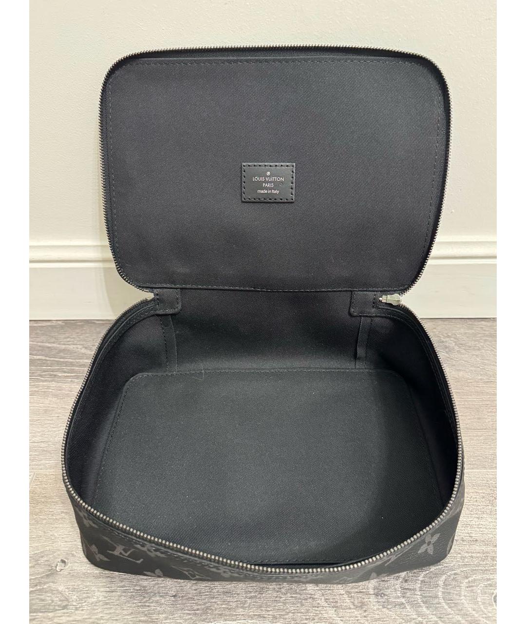 LOUIS VUITTON Черная барсетка, фото 6