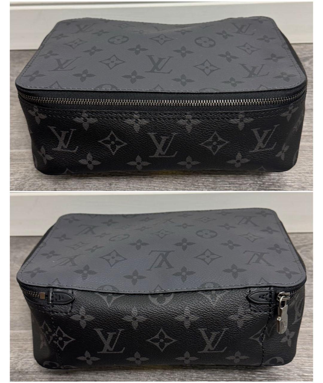 LOUIS VUITTON Черная барсетка, фото 3