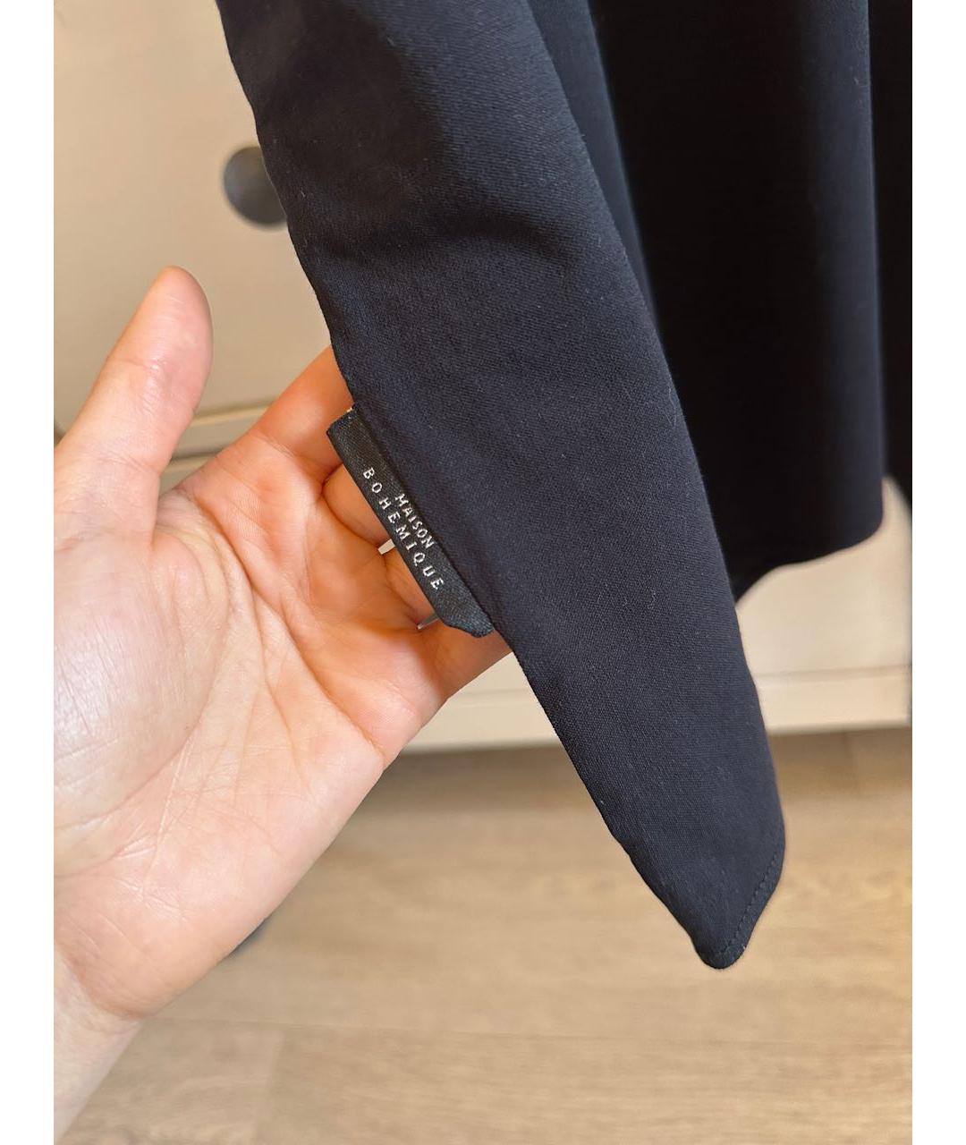 BOHEMIQUE Черная хлопковая футболка, фото 6