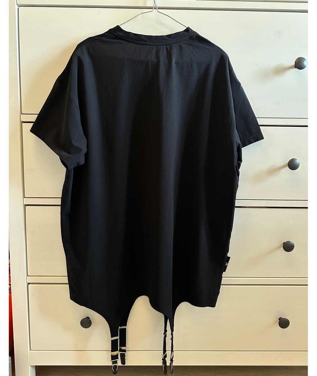 BOHEMIQUE Черная хлопковая футболка, фото 2