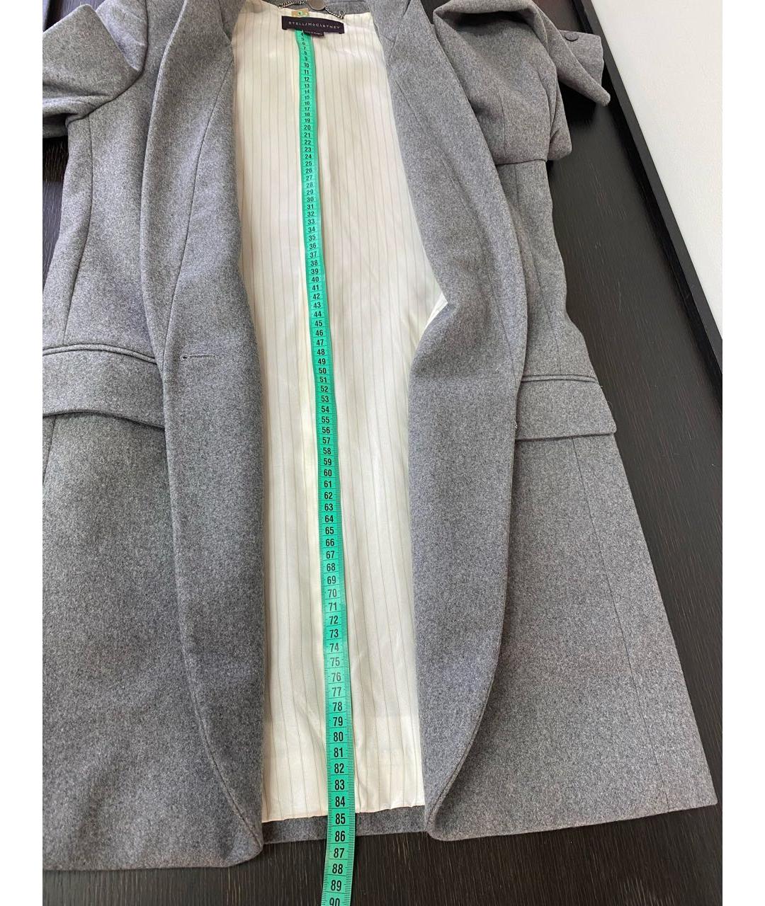 STELLA MCCARTNEY Серый шерстяной жакет/пиджак, фото 7