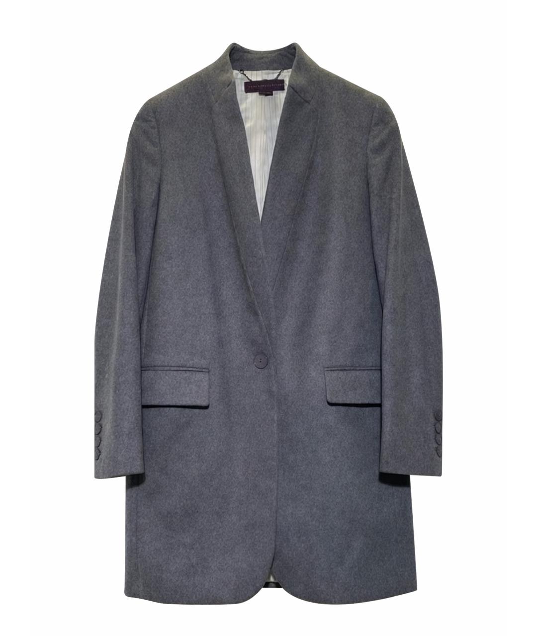 STELLA MCCARTNEY Серый шерстяной жакет/пиджак, фото 1