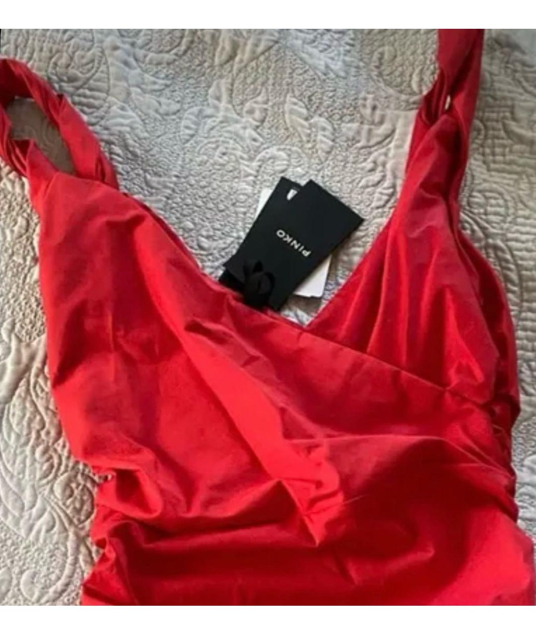 PINKO Красное вечернее платье, фото 3