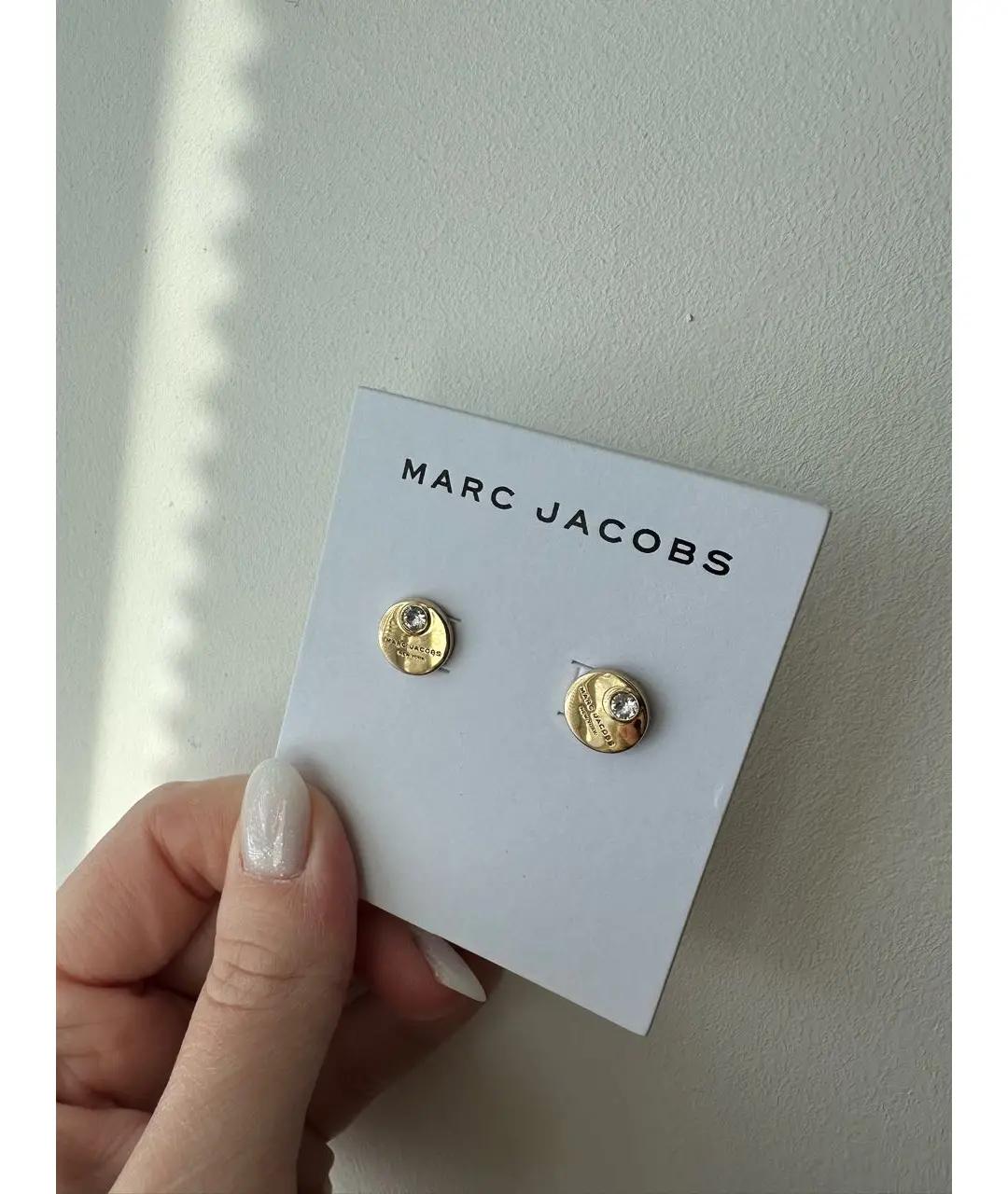 MARC JACOBS Золотые металлические серьги, фото 4