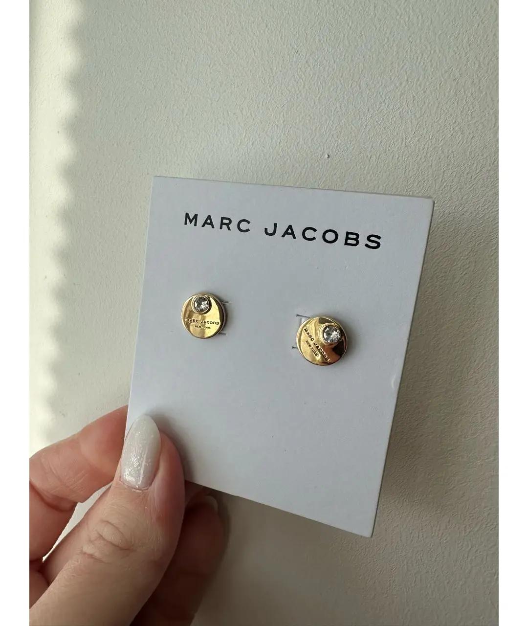 MARC JACOBS Золотые металлические серьги, фото 2