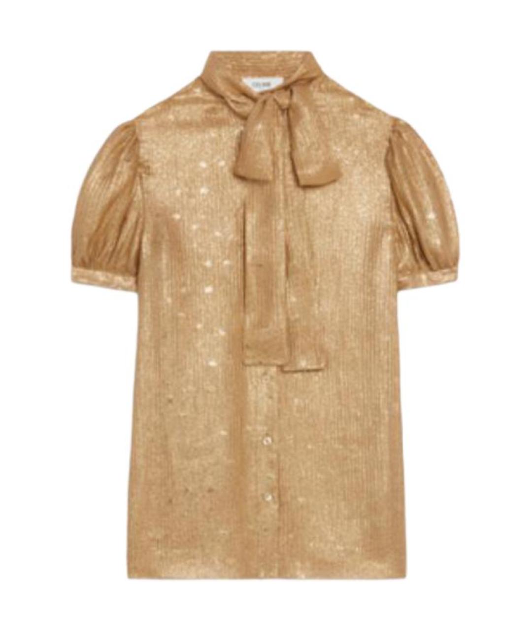 CELINE Золотая рубашка, фото 1