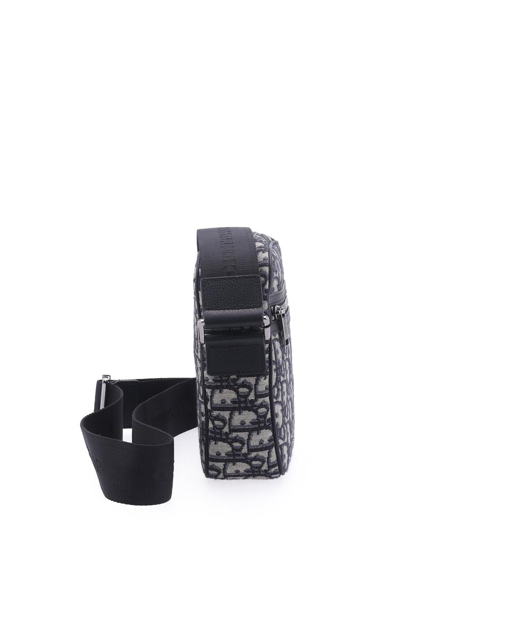 CHRISTIAN DIOR Темно-синяя сумка на плечо, фото 3