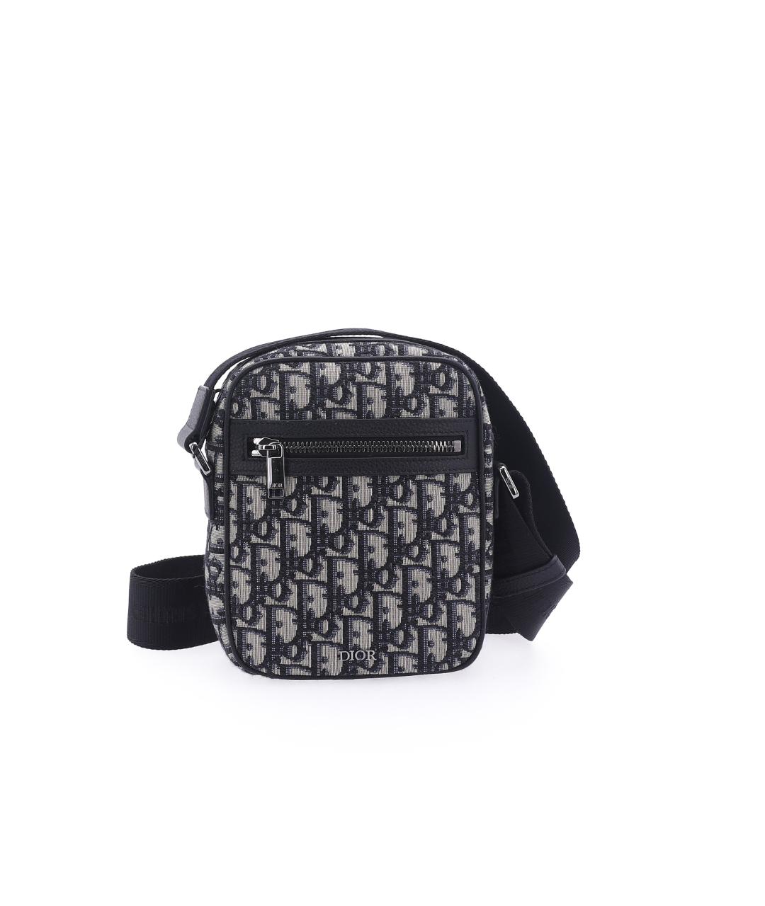 CHRISTIAN DIOR Темно-синяя сумка на плечо, фото 6