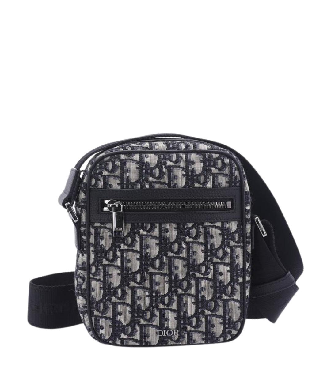 CHRISTIAN DIOR Темно-синяя сумка на плечо, фото 1