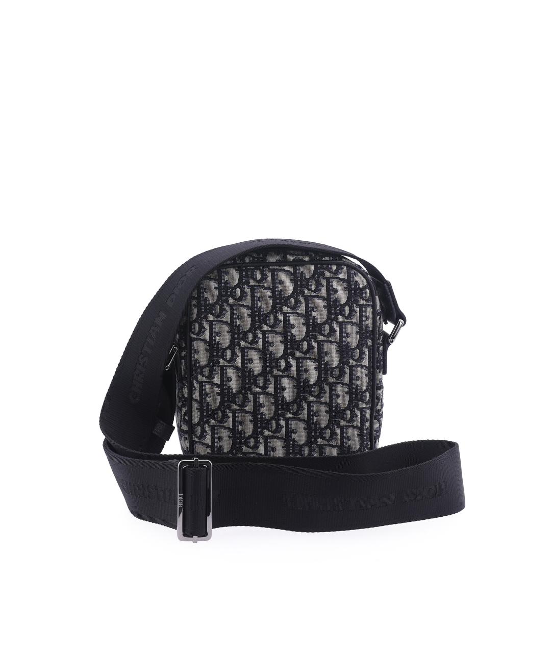 CHRISTIAN DIOR Темно-синяя сумка на плечо, фото 5